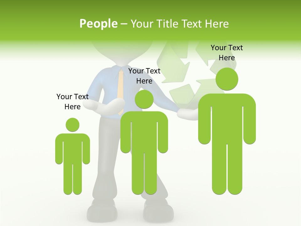 Gesture Finger Guy PowerPoint Template