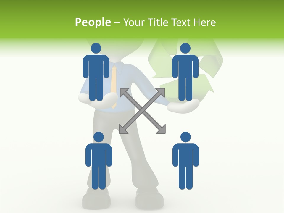 Gesture Finger Guy PowerPoint Template