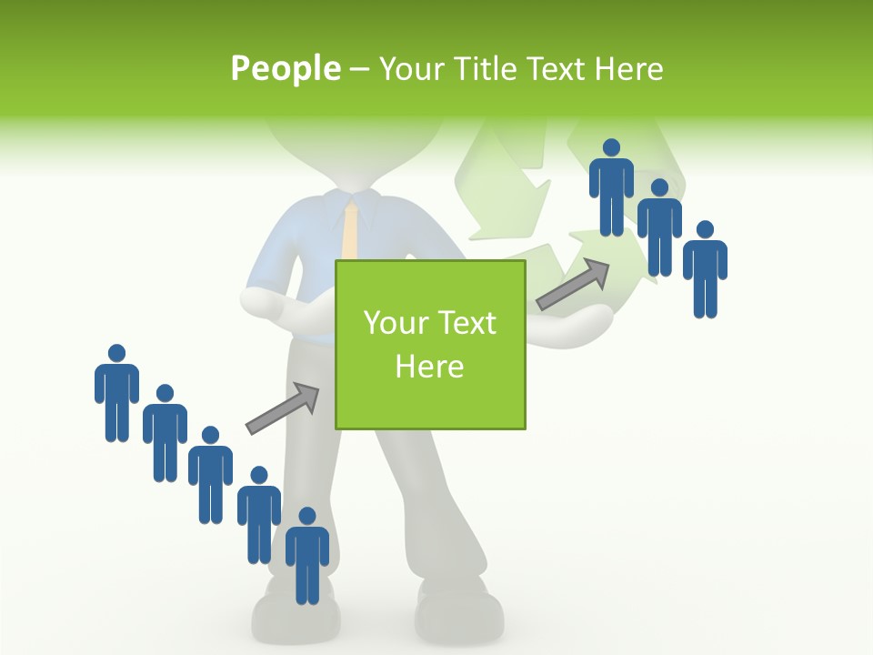 Gesture Finger Guy PowerPoint Template