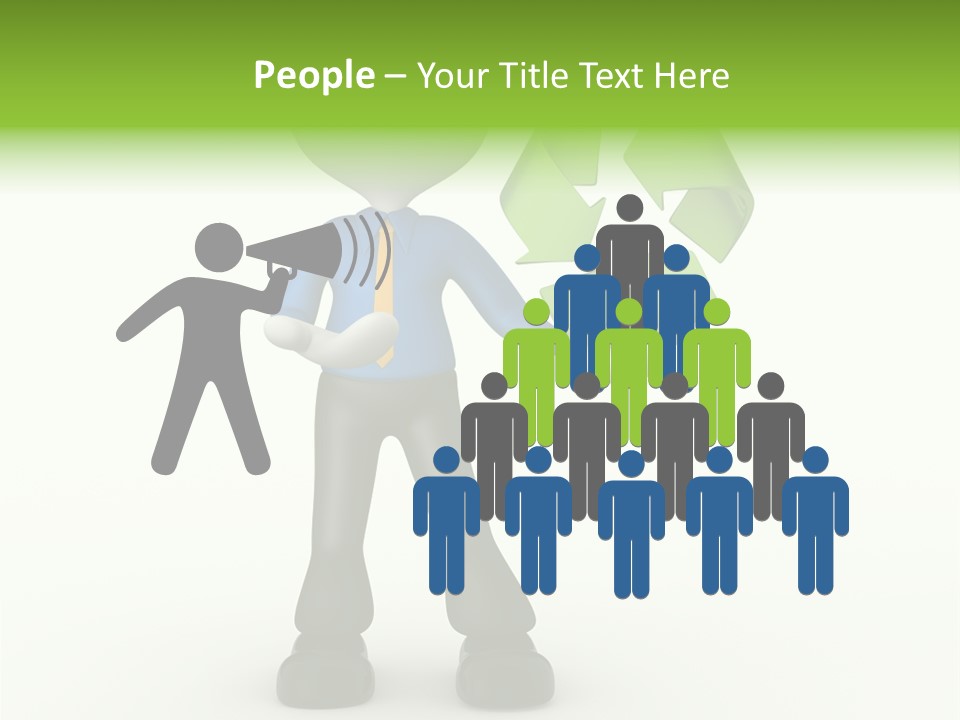 Gesture Finger Guy PowerPoint Template