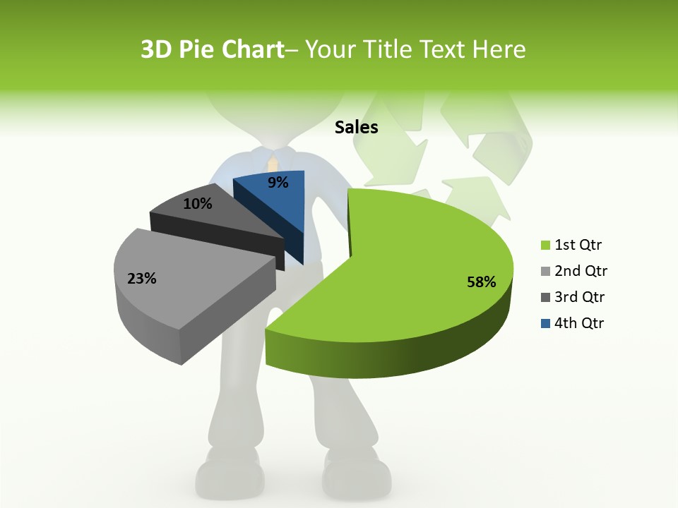 Gesture Finger Guy PowerPoint Template