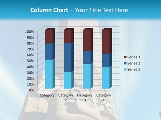 North Statue Symbol PowerPoint Template