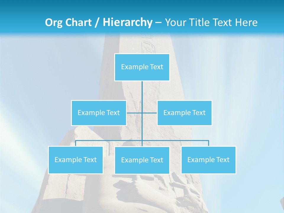North Statue Symbol PowerPoint Template