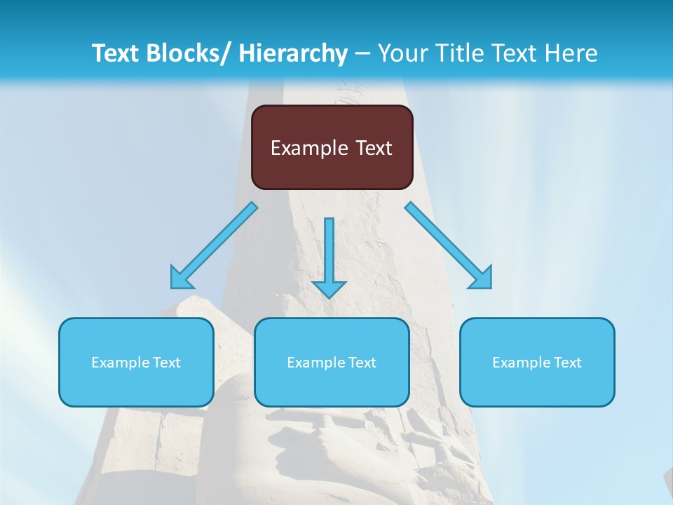 North Statue Symbol PowerPoint Template
