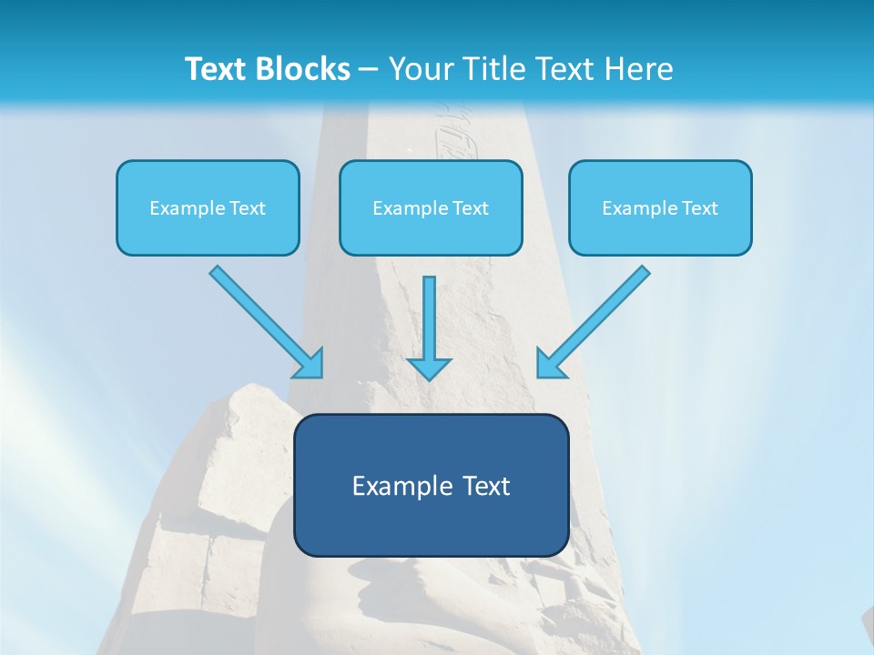 North Statue Symbol PowerPoint Template