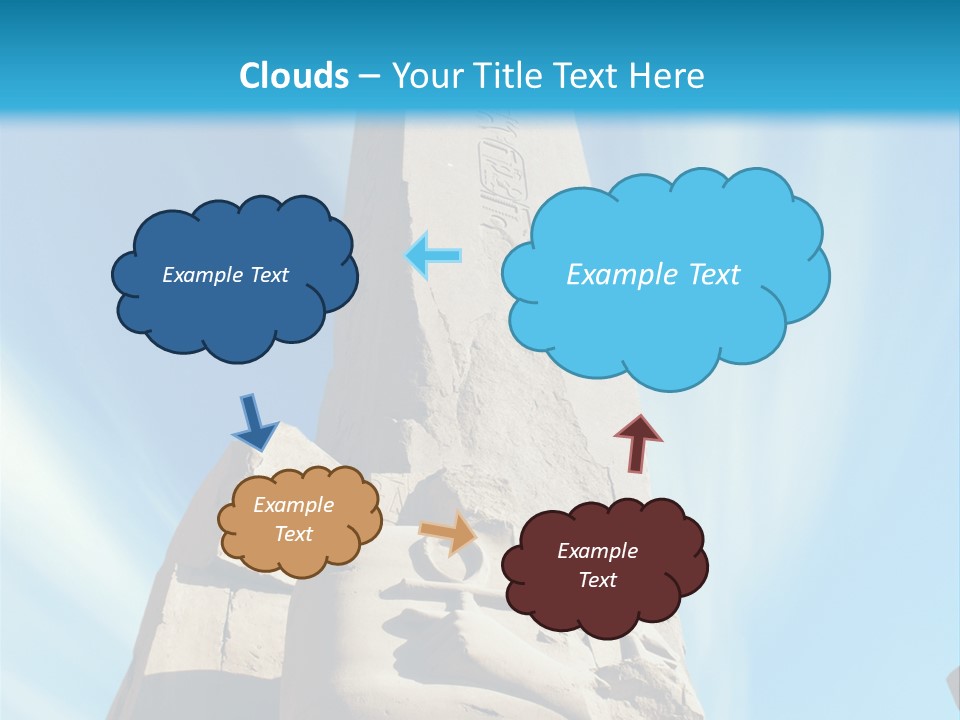 North Statue Symbol PowerPoint Template