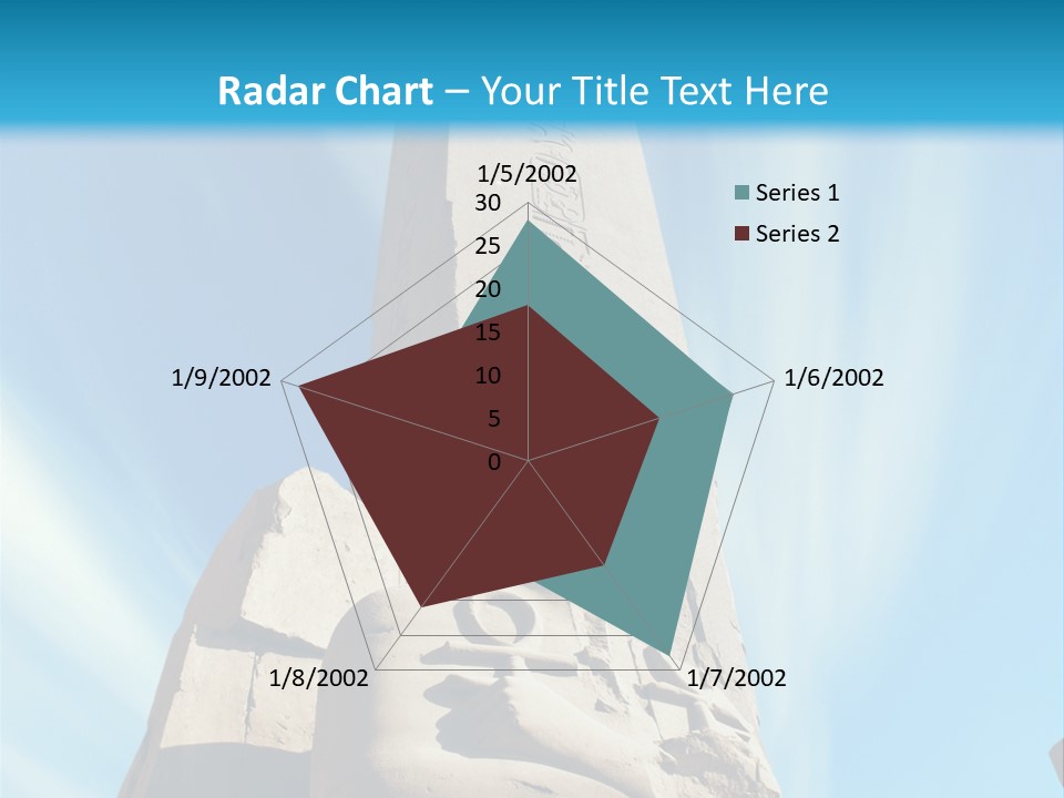 North Statue Symbol PowerPoint Template