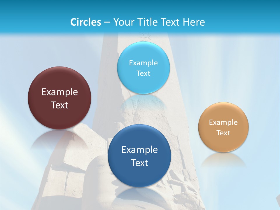 North Statue Symbol PowerPoint Template