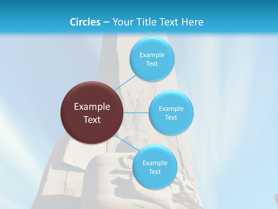 North Statue Symbol PowerPoint Template