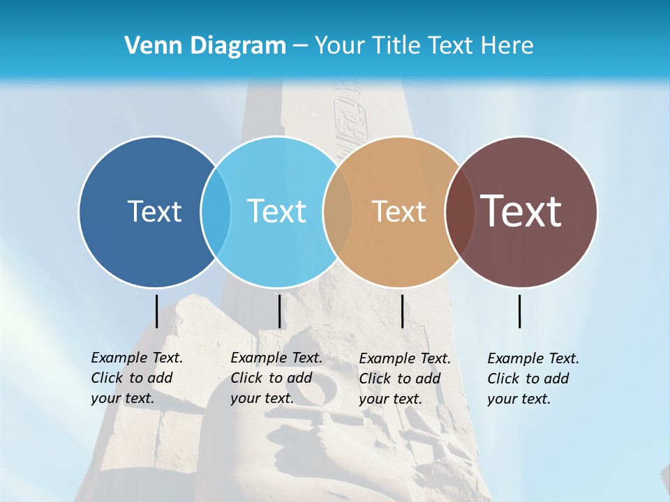 North Statue Symbol PowerPoint Template