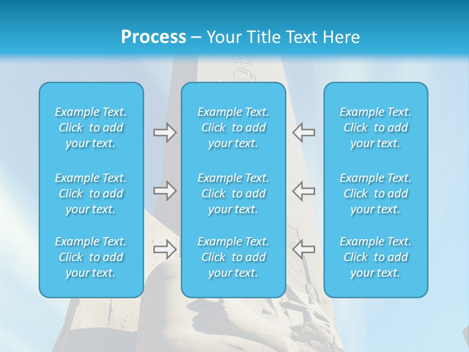 North Statue Symbol PowerPoint Template