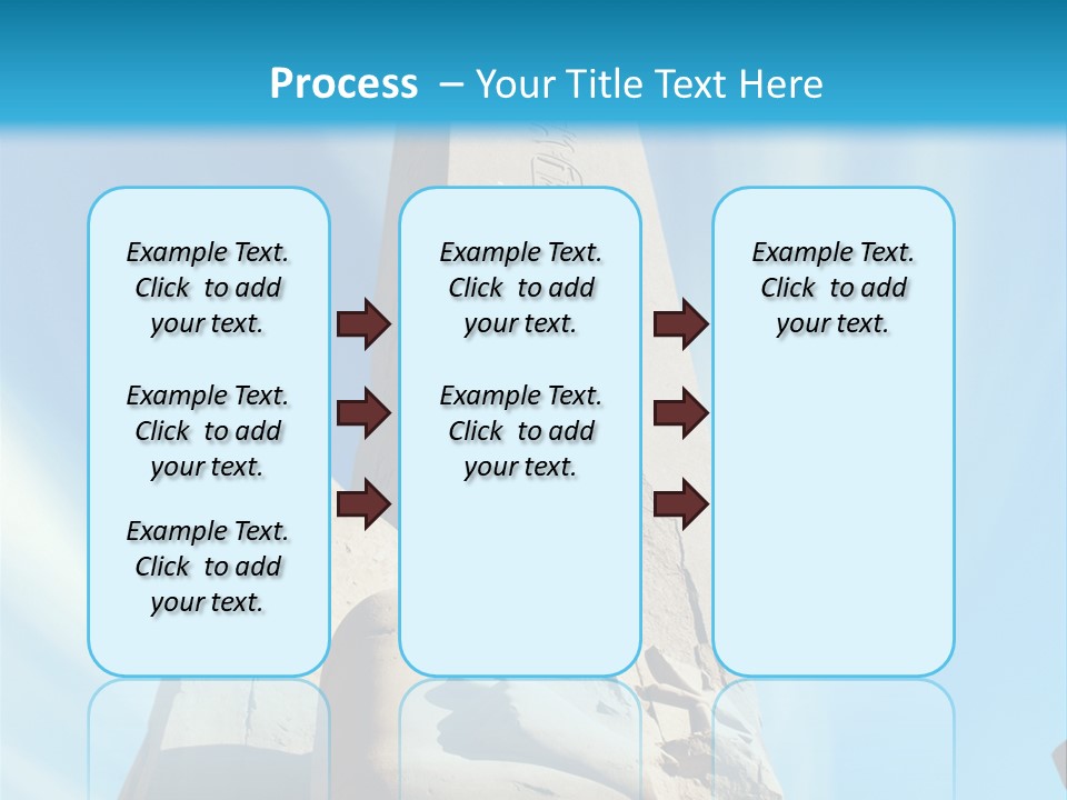 North Statue Symbol PowerPoint Template