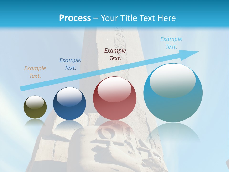 North Statue Symbol PowerPoint Template