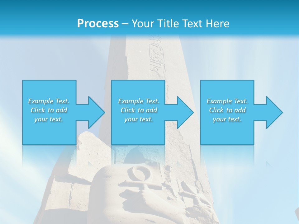 North Statue Symbol PowerPoint Template