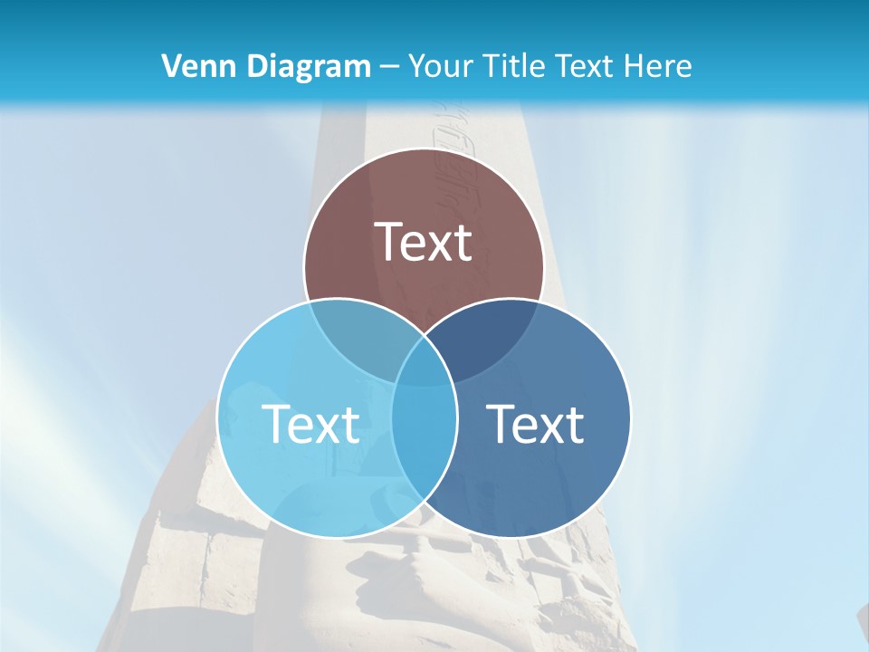 North Statue Symbol PowerPoint Template