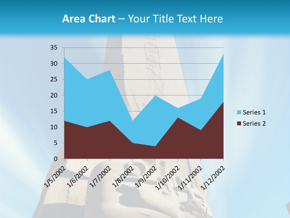 North Statue Symbol PowerPoint Template