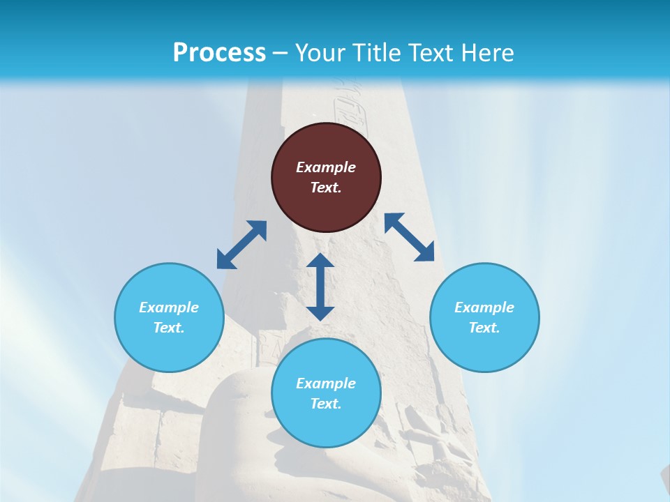 North Statue Symbol PowerPoint Template