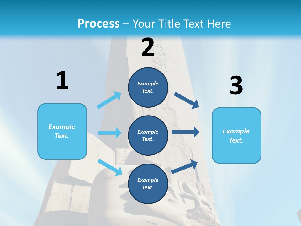 North Statue Symbol PowerPoint Template