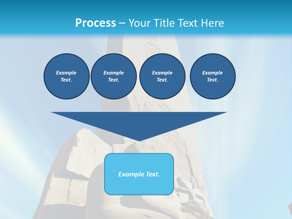North Statue Symbol PowerPoint Template