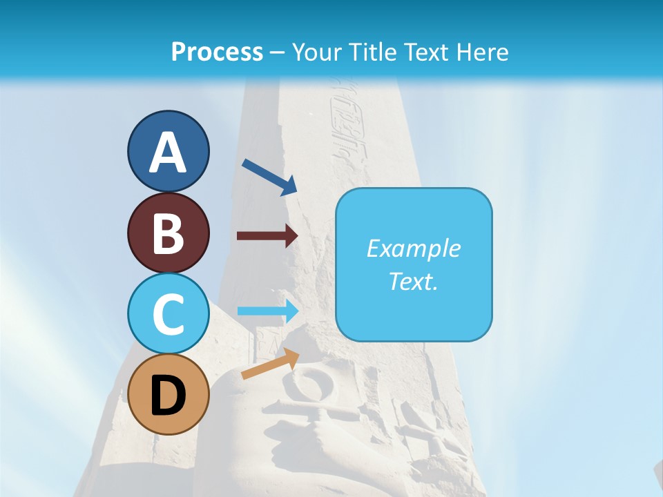 North Statue Symbol PowerPoint Template