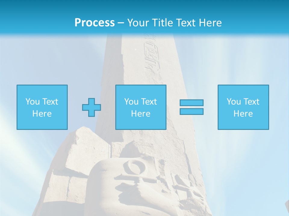 North Statue Symbol PowerPoint Template