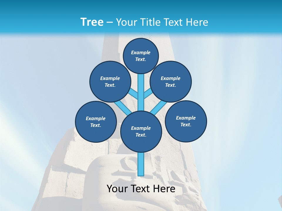 North Statue Symbol PowerPoint Template