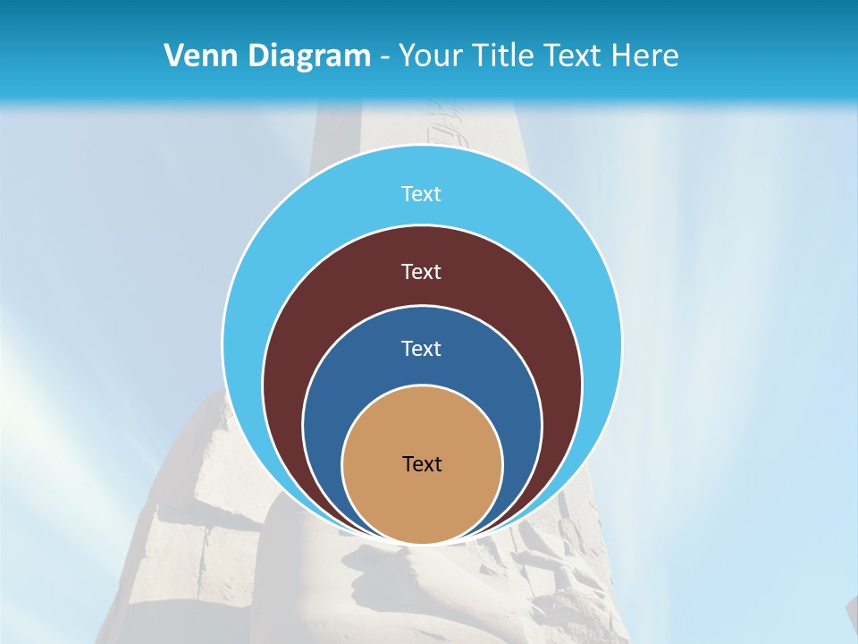 North Statue Symbol PowerPoint Template