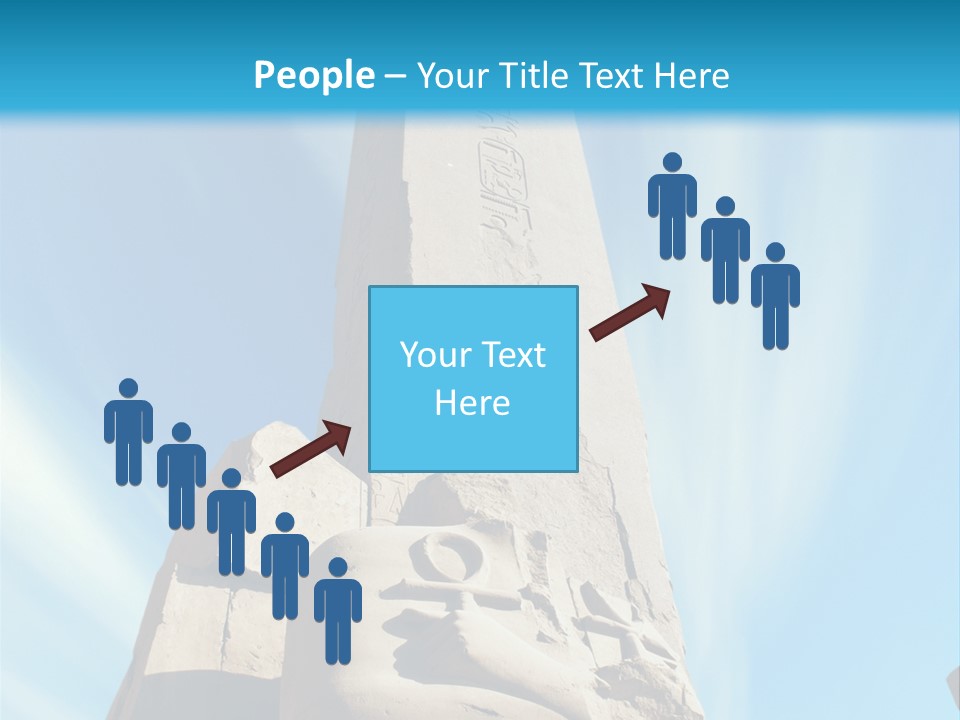 North Statue Symbol PowerPoint Template