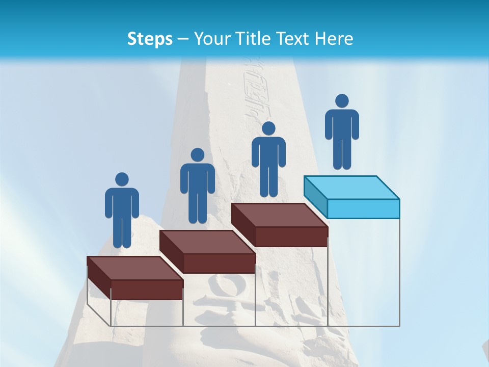 North Statue Symbol PowerPoint Template