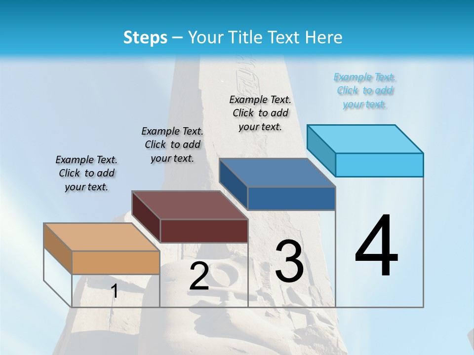 North Statue Symbol PowerPoint Template
