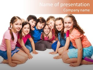 Excitement Fun Line PowerPoint Template