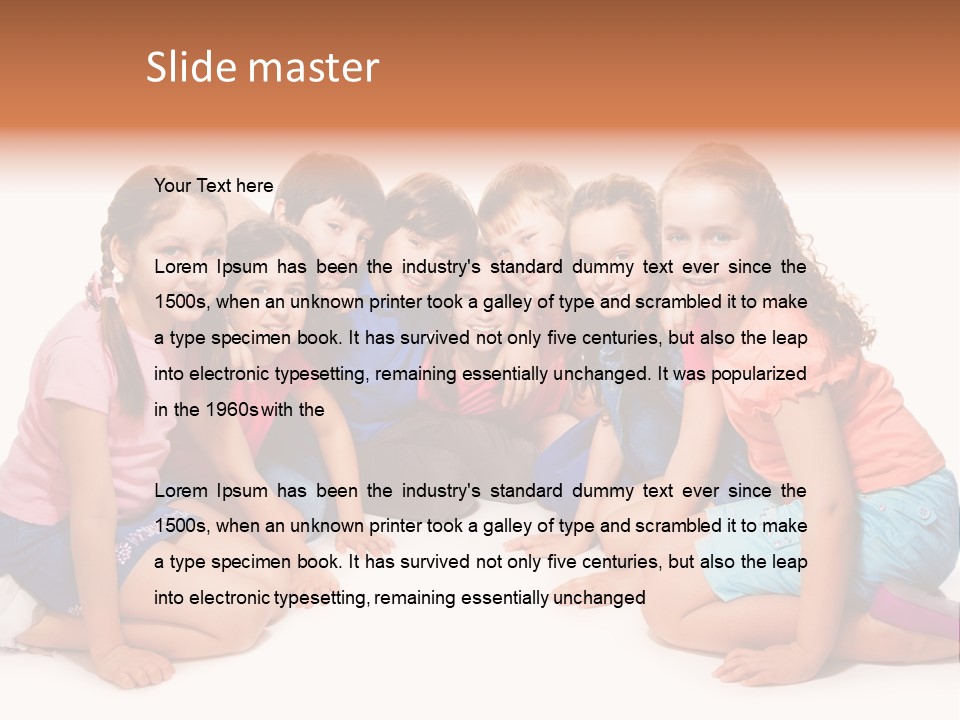 Excitement Fun Line PowerPoint Template