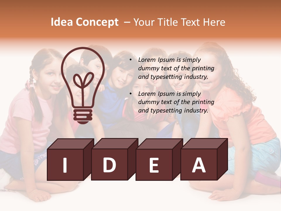 Excitement Fun Line PowerPoint Template