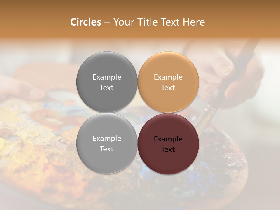 Brush Mix Blend PowerPoint Template