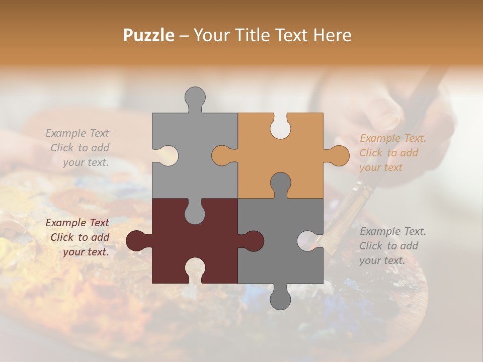 Brush Mix Blend PowerPoint Template