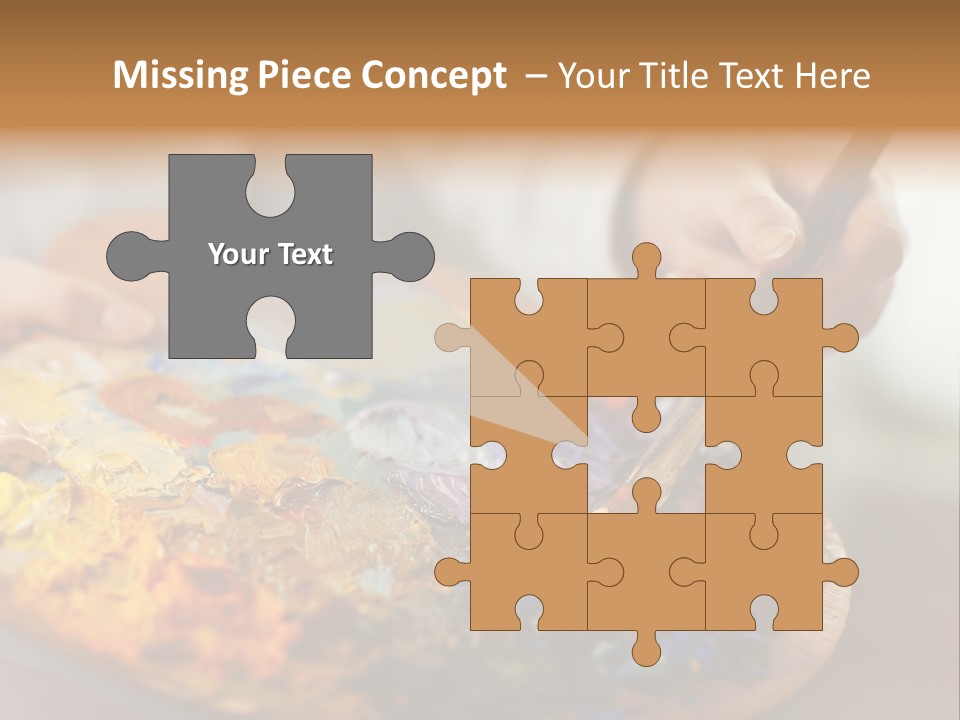 Brush Mix Blend PowerPoint Template