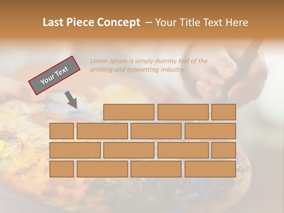 Brush Mix Blend PowerPoint Template