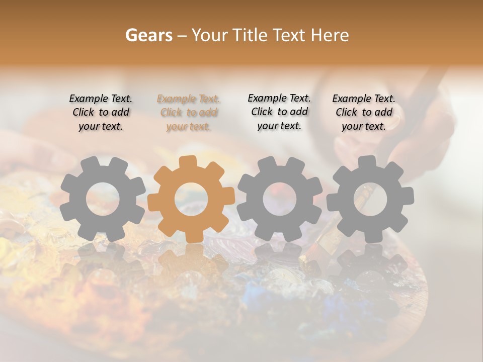 Brush Mix Blend PowerPoint Template