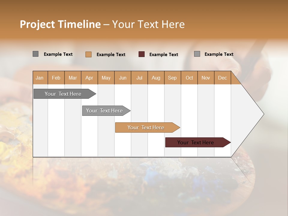 Brush Mix Blend PowerPoint Template
