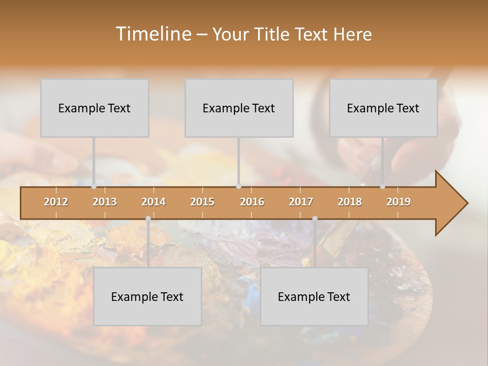 Brush Mix Blend PowerPoint Template