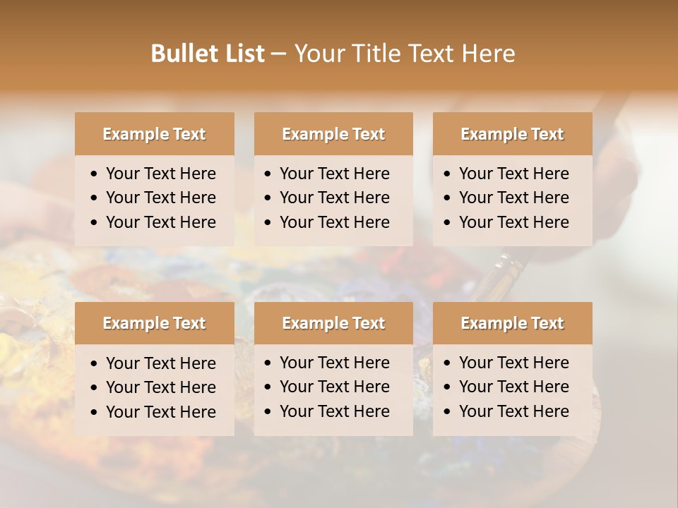 Brush Mix Blend PowerPoint Template