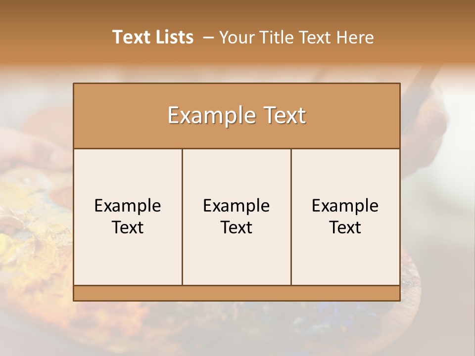 Brush Mix Blend PowerPoint Template