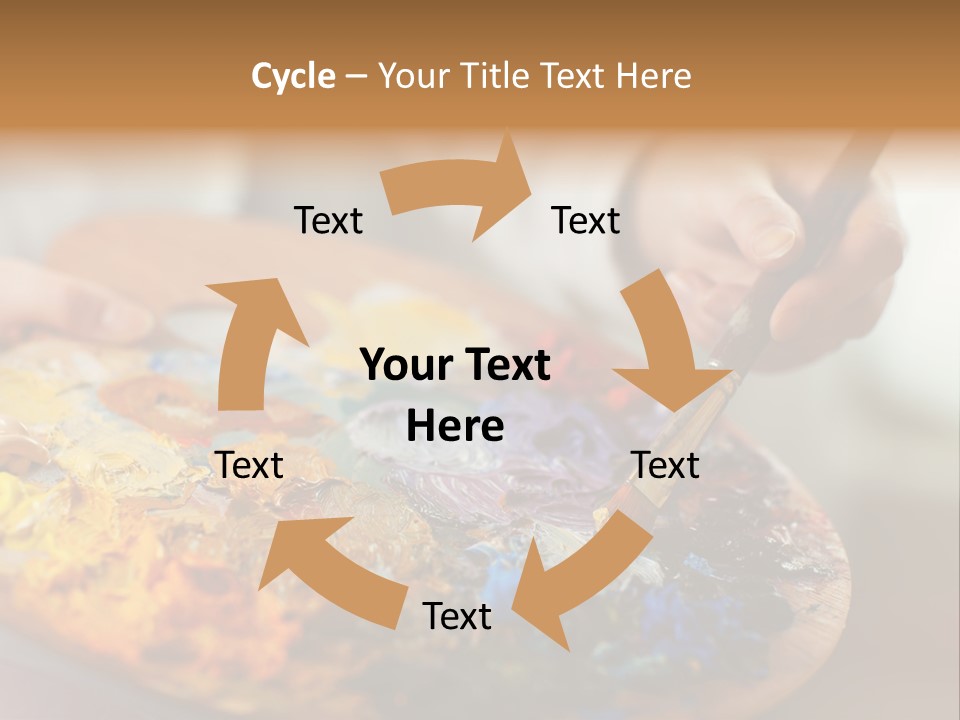 Brush Mix Blend PowerPoint Template