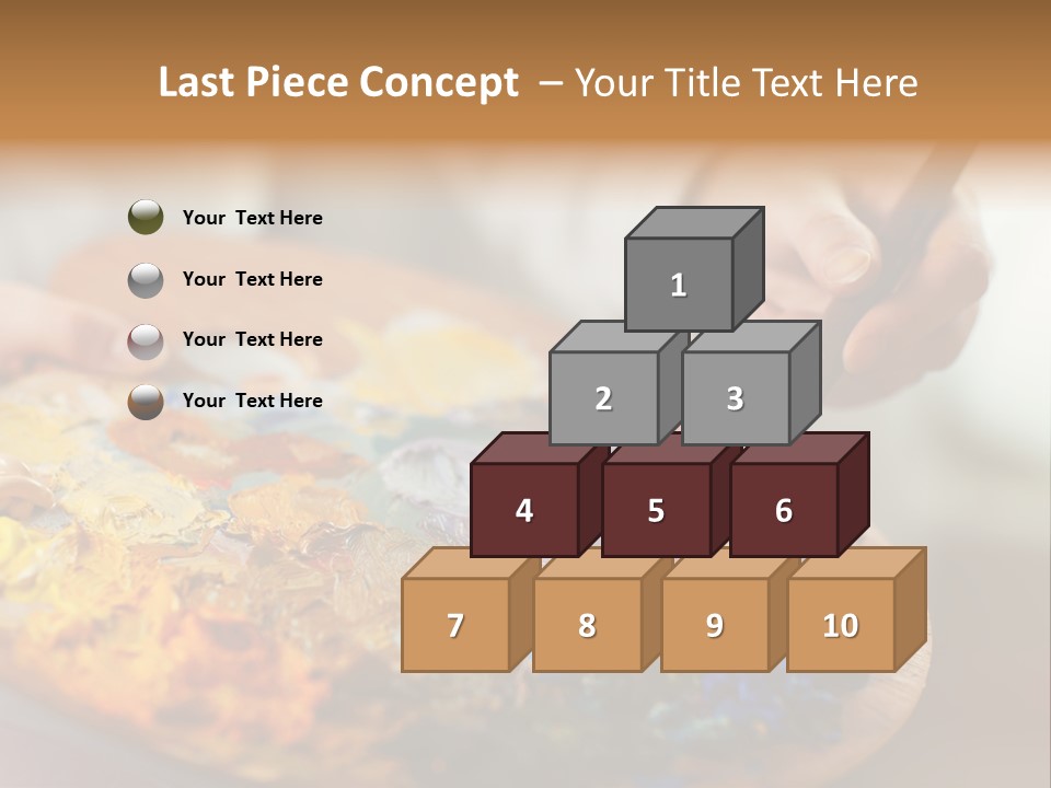 Brush Mix Blend PowerPoint Template