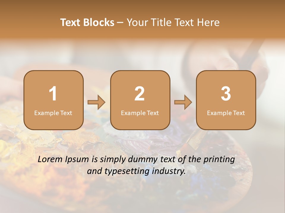 Brush Mix Blend PowerPoint Template