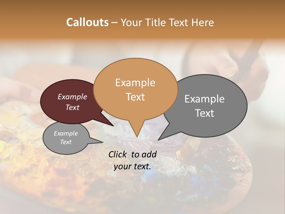 Brush Mix Blend PowerPoint Template