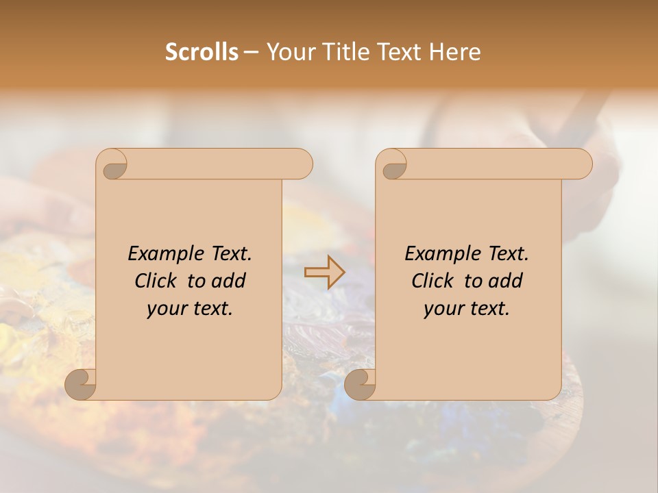 Brush Mix Blend PowerPoint Template