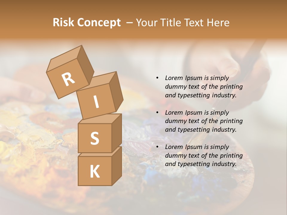 Brush Mix Blend PowerPoint Template