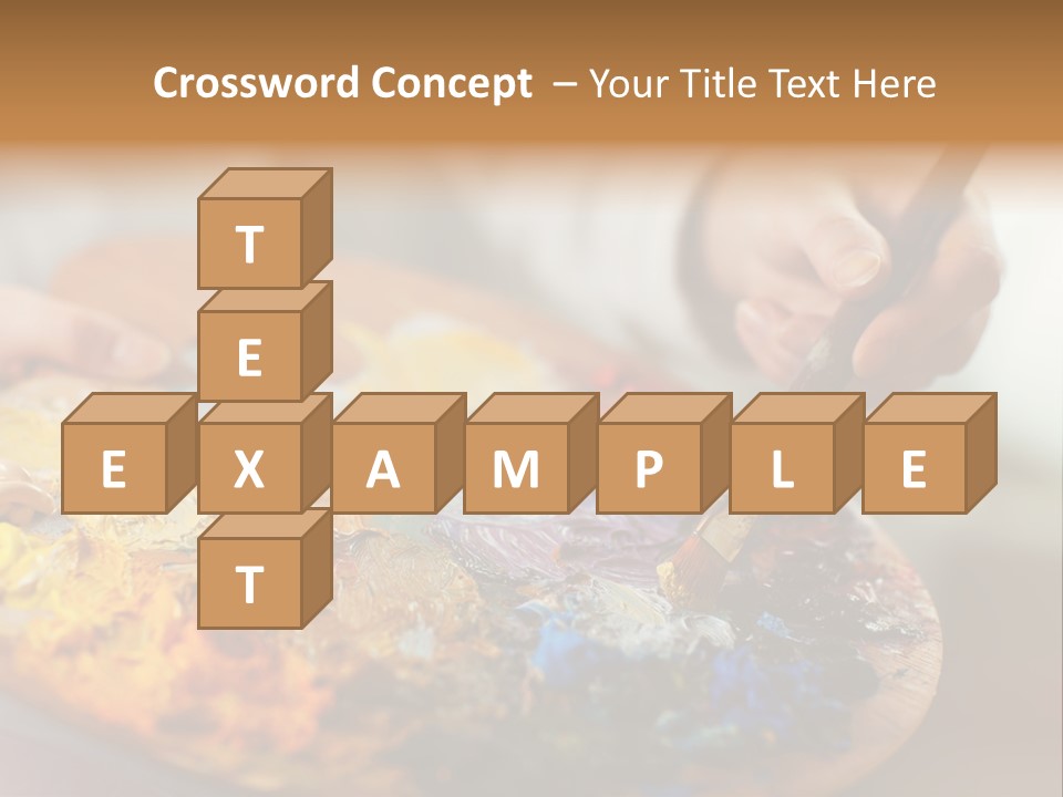 Brush Mix Blend PowerPoint Template