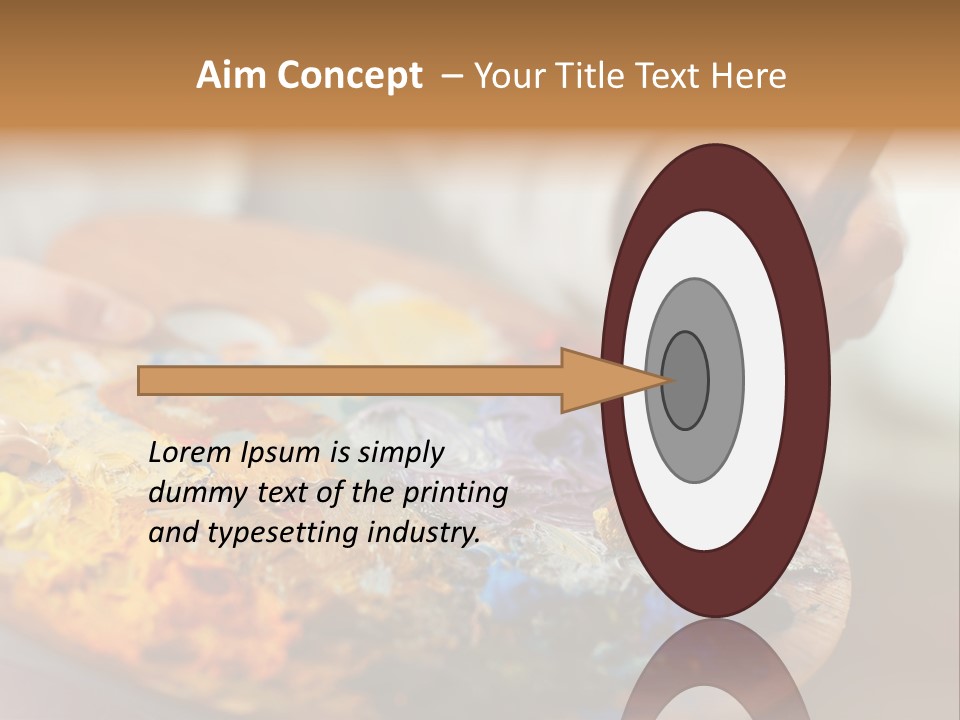 Brush Mix Blend PowerPoint Template